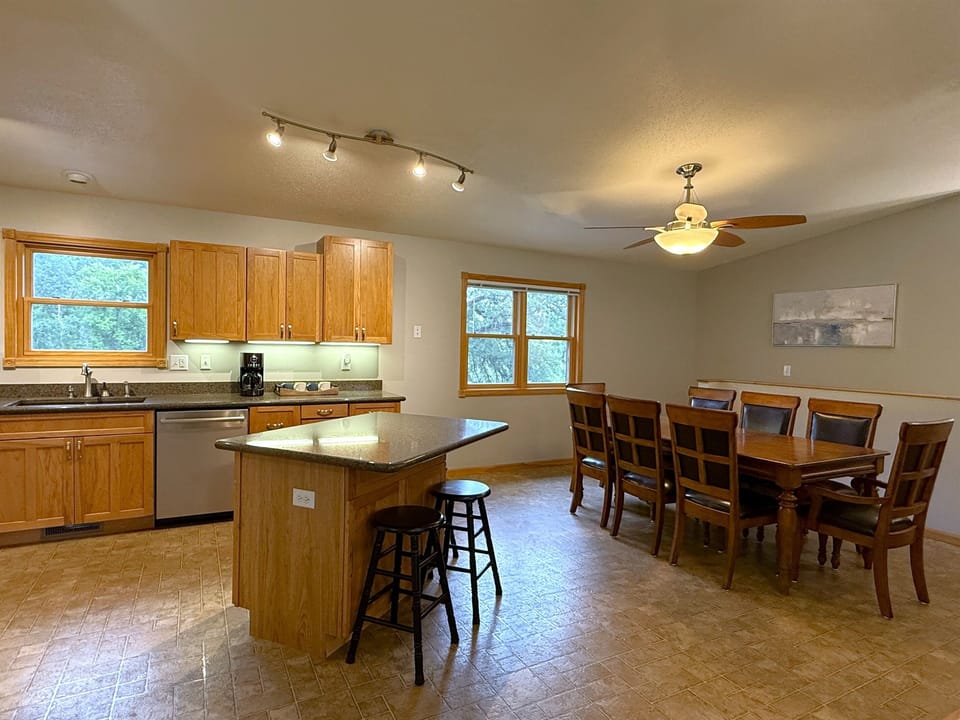 Lots of dining space