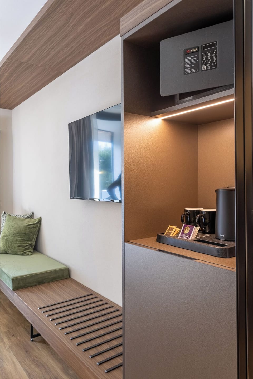 Comfort Double or Twin Room | Minibar, in-room safe, desk, laptop workspace