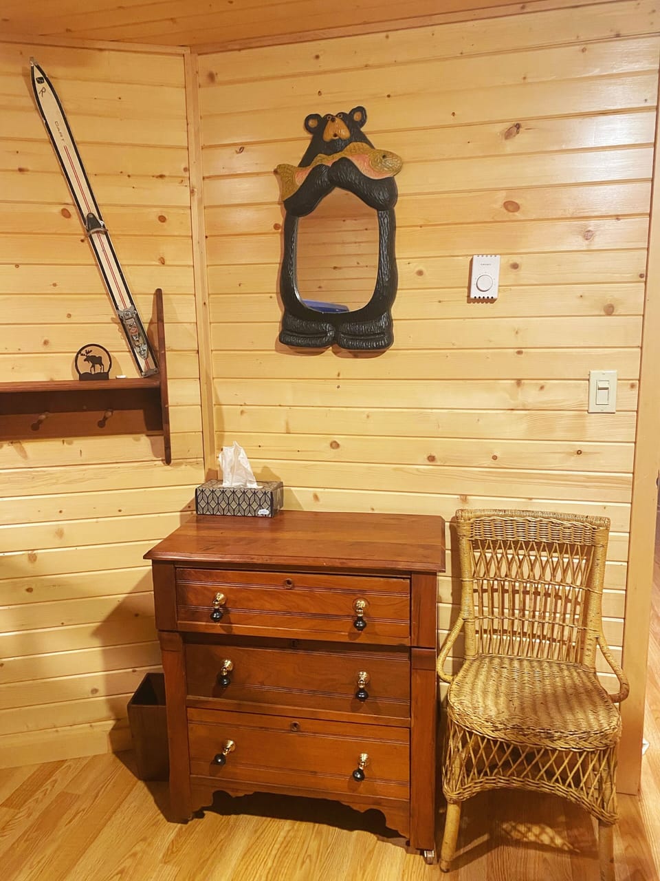 Chair and dresser ik the 3rd bedroom
