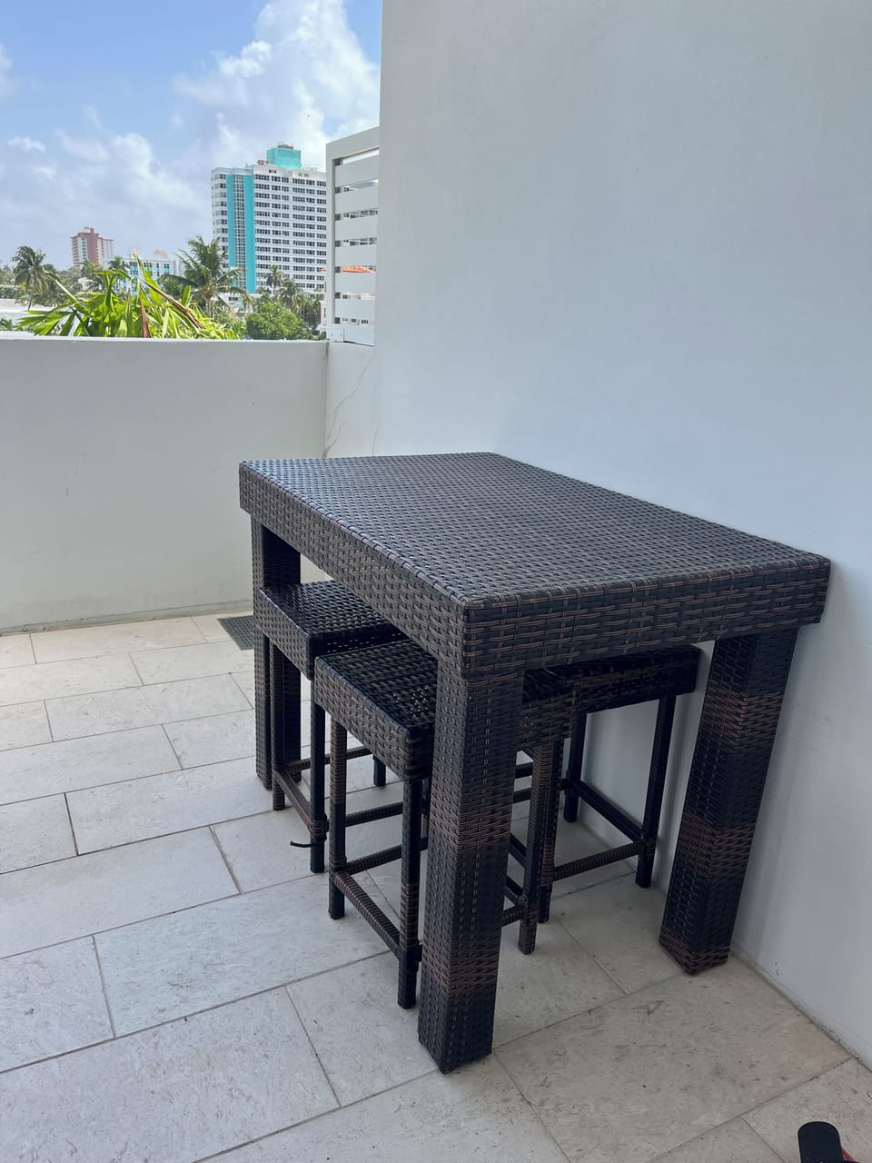 Patio table and chairs