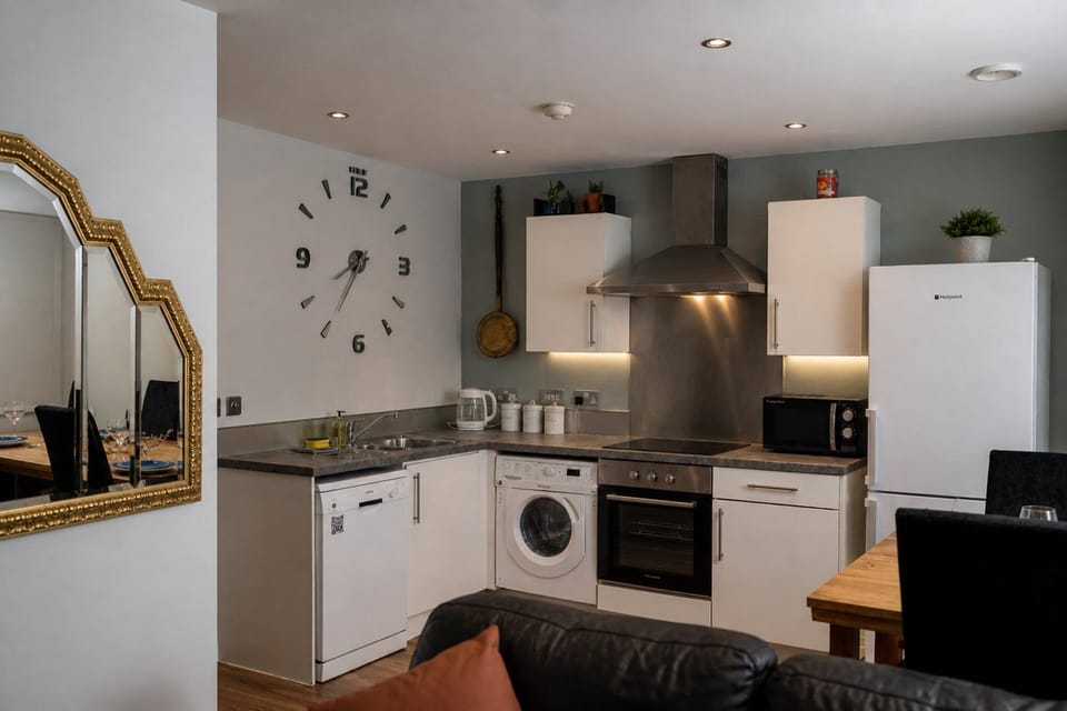 Comfort Apartment | Private kitchen | Electric kettle, eco-friendly cleaning products