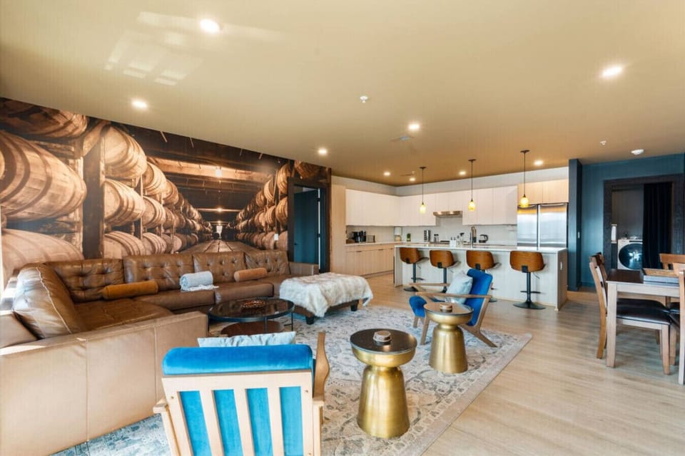 Stylish space, perfect for your next adventure. Plus, a sleeper sofa for extra guests!