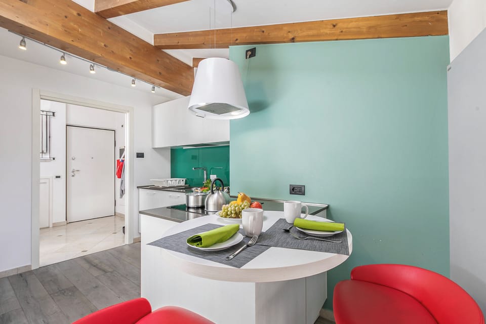 Kitchen and dining area