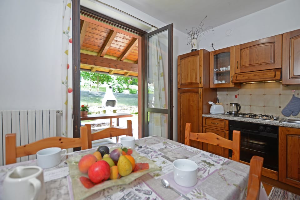 Kitchen and dining area