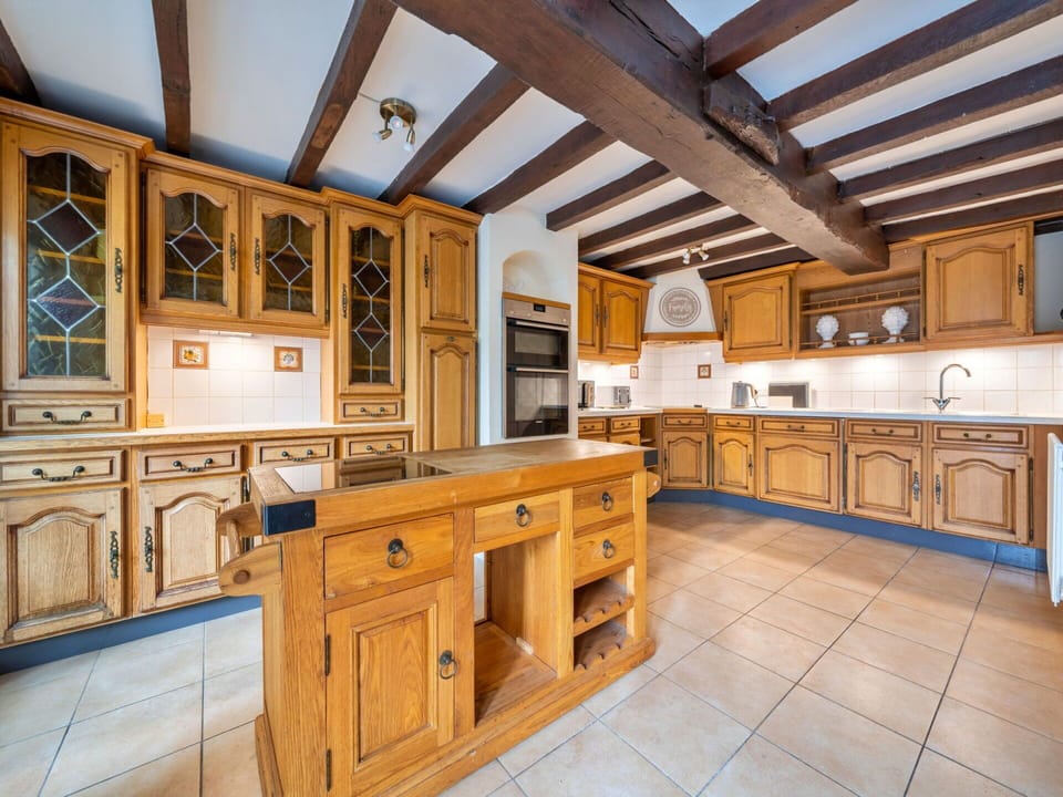 Wood, Cabinetry, Kitchen, Flooring, Interior Design, Ceiling, Furniture, Countertop, Cupboard, Floor