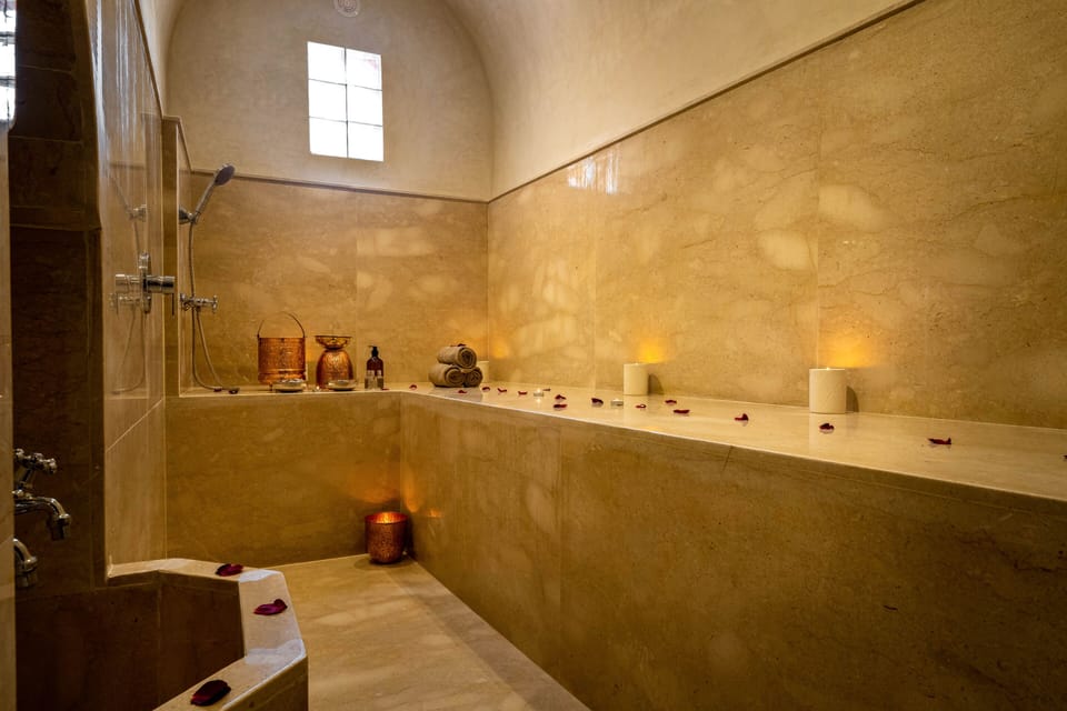 Turkish bath, body treatments, body wraps, body scrubs, 1 treatment room