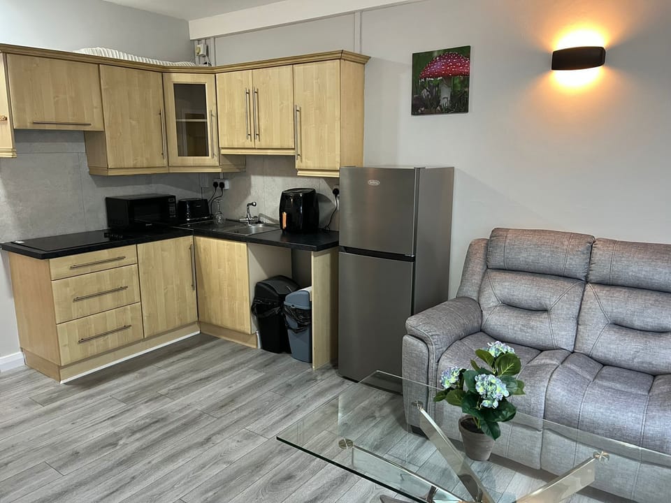 Superior Apartment, Balcony, Garden View | Private kitchen