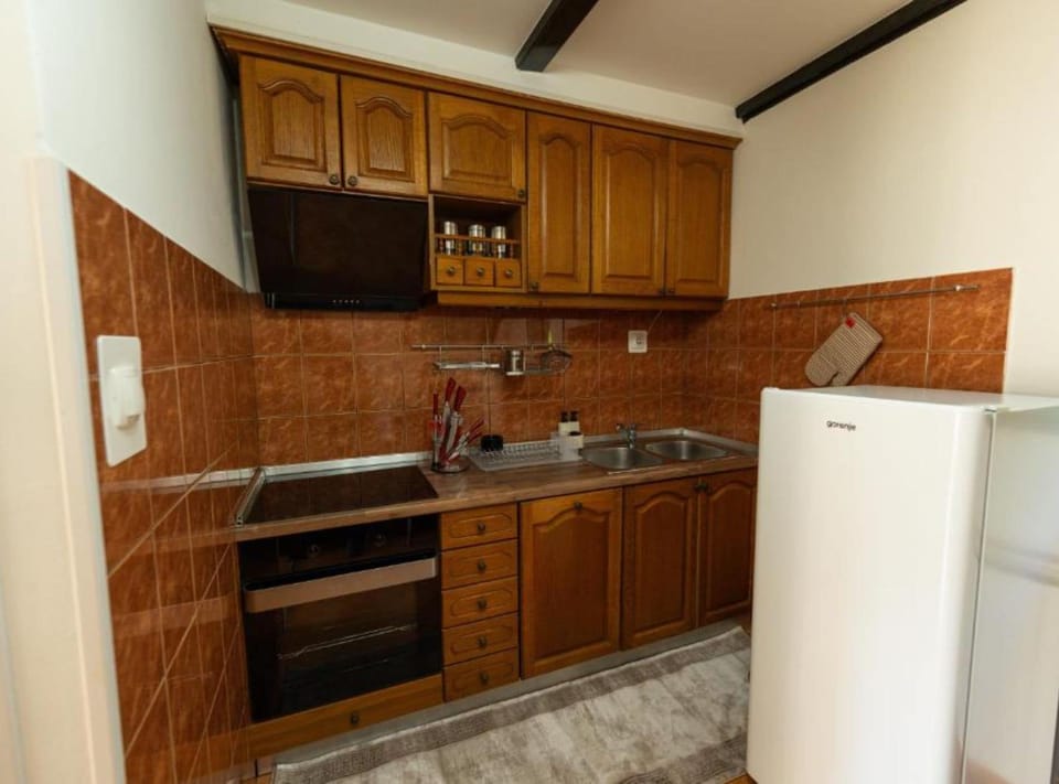 Villa (Three Bedroom Villa) | Private kitchen | Fridge