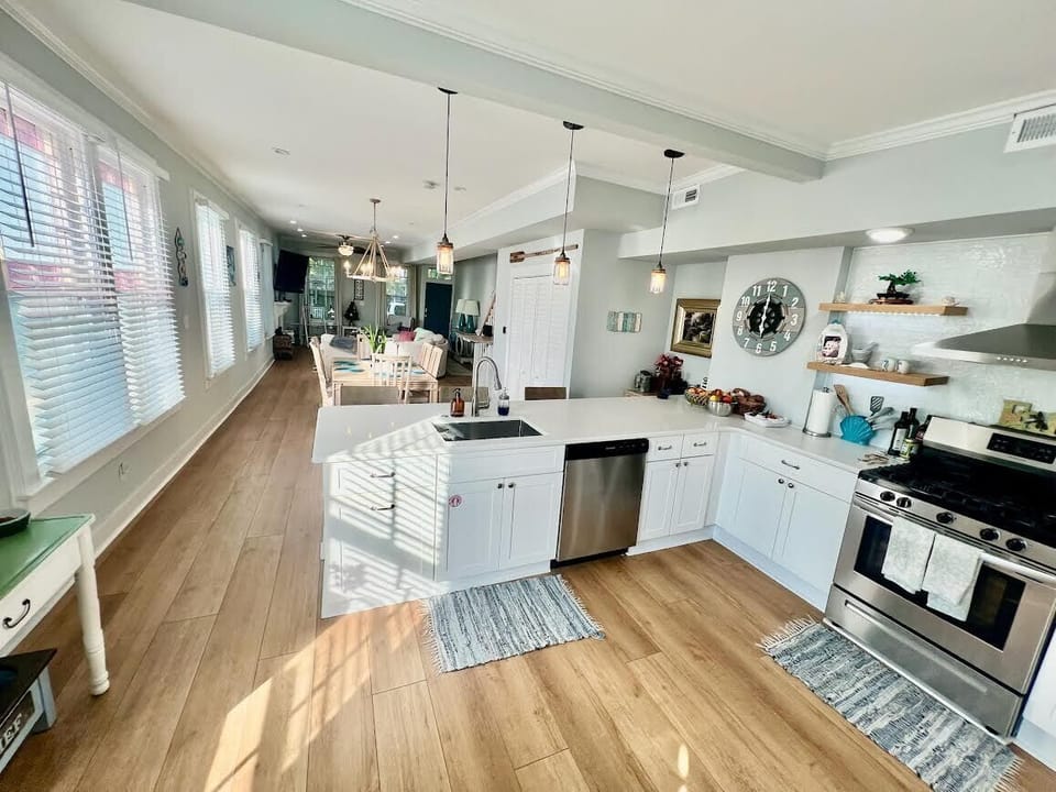 Fully equipped 1st floor kitchen