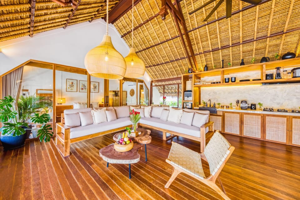 Living and kitchen space. A seamless blend of cooking, lounging, and connection in one airy space