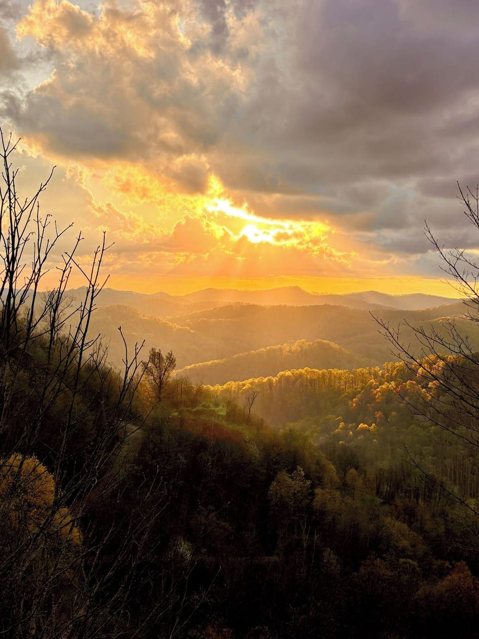 Simply magical — watch the sun sink behind endless mountains, just as we captured here on an iPhone with no filter.