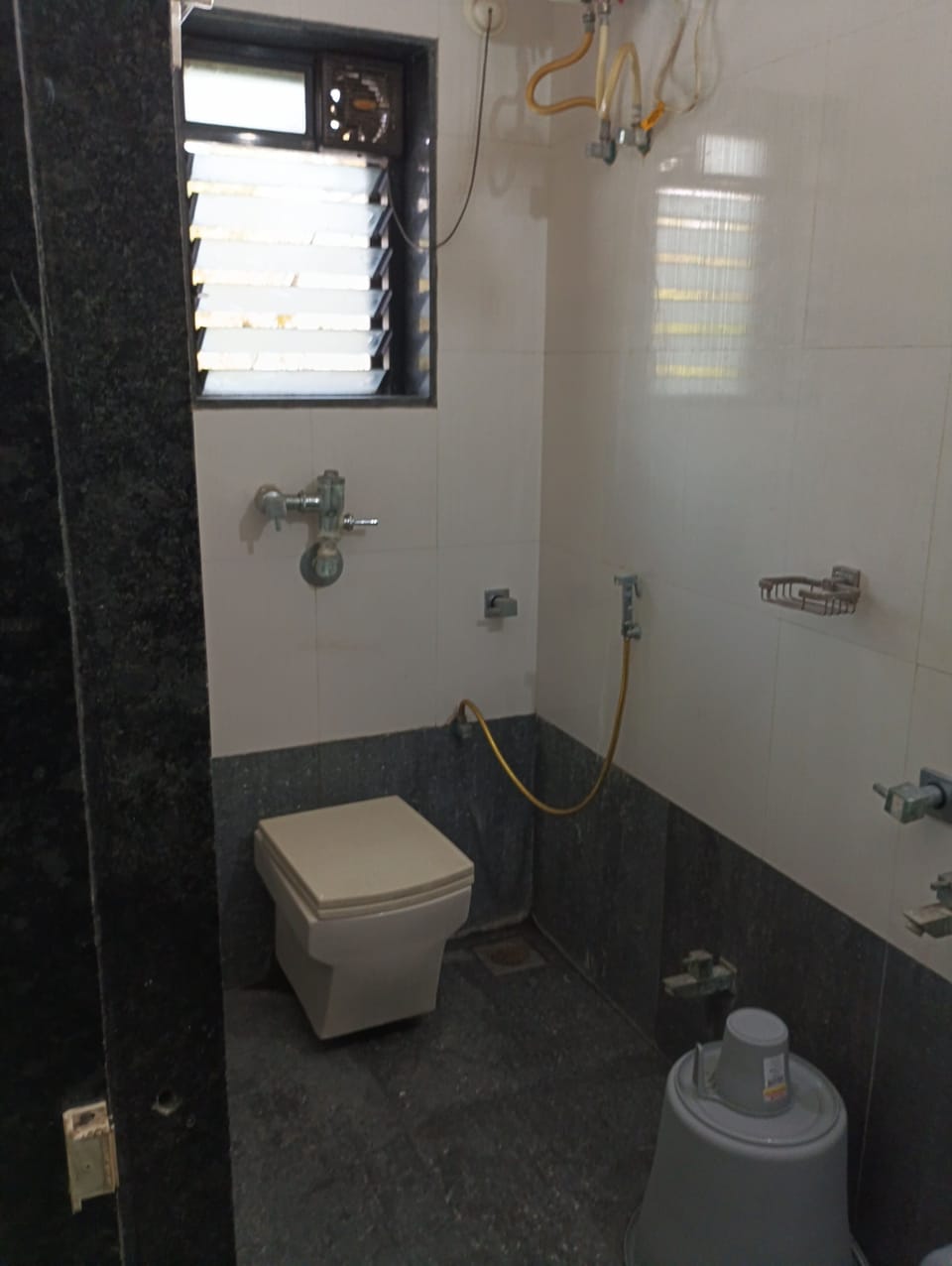 Shower, towels, soap