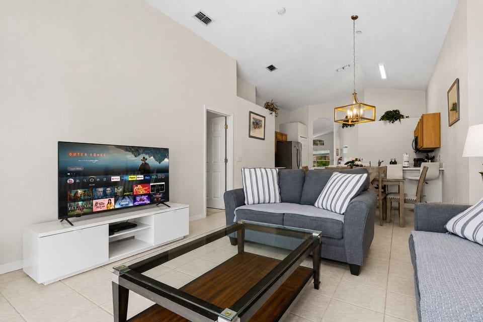 55-inch Smart TV with digital channels, streaming services