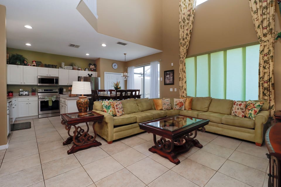House | Living area | 55-inch Smart TV with digital channels, foosball, streaming services