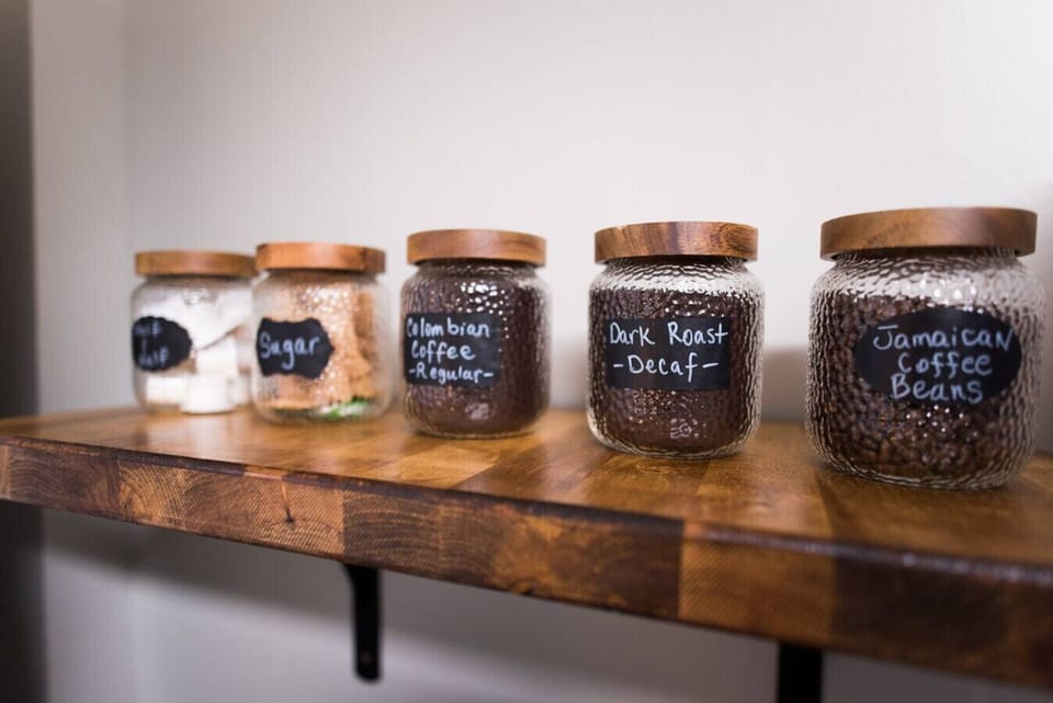 Morning coffee and creamer