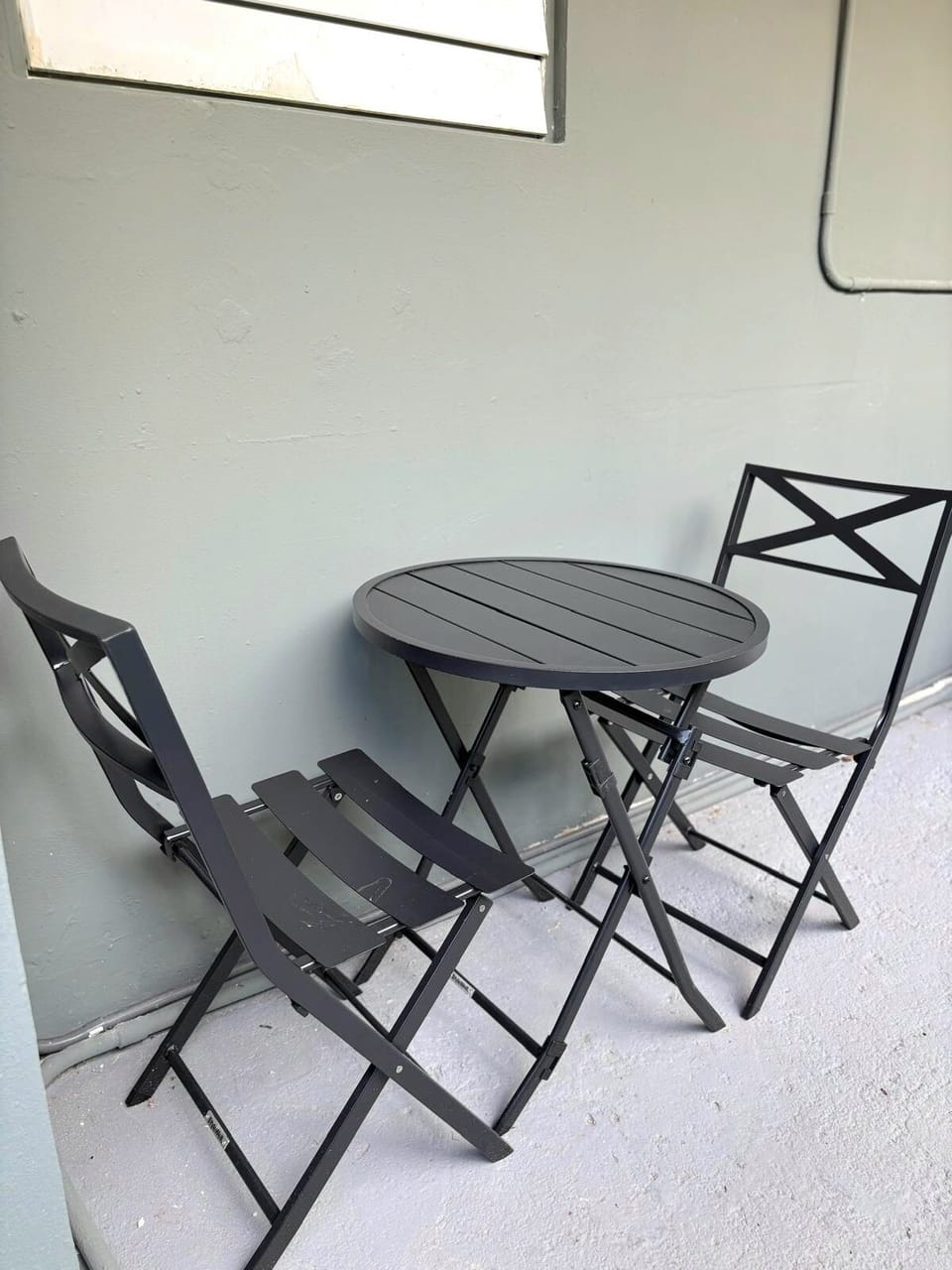 A perfect spot for your morning coffee for two.