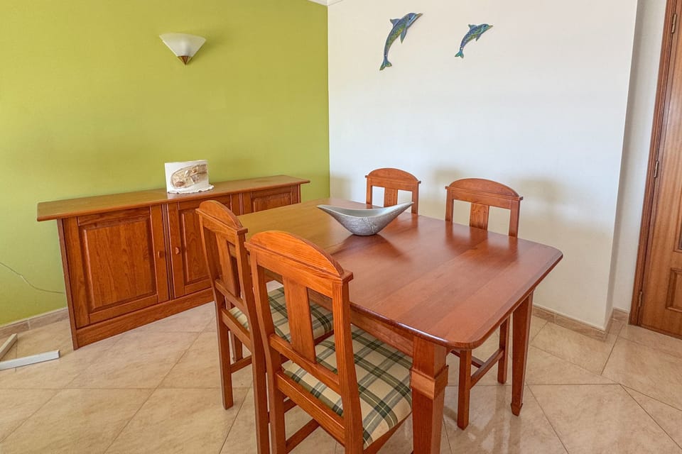 Dining area within lounge space