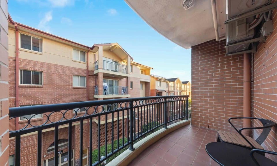 Private balcony with fresh air