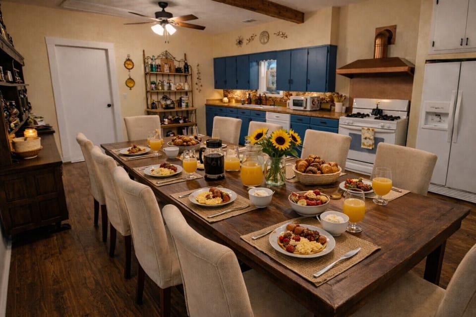 The heart of the home — where shared meals and slow mornings meet.