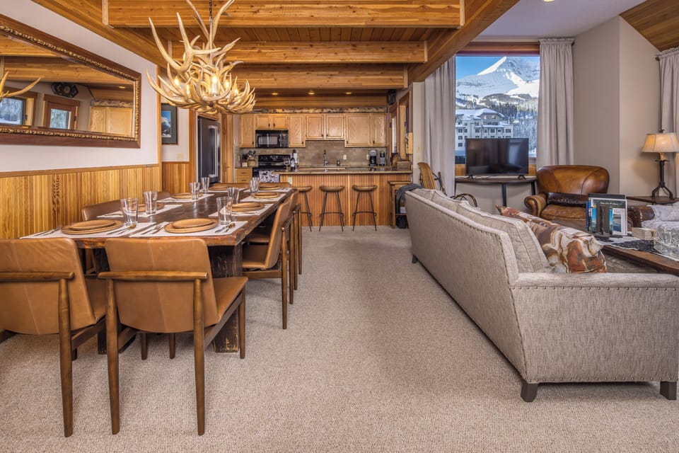 Dining and living room