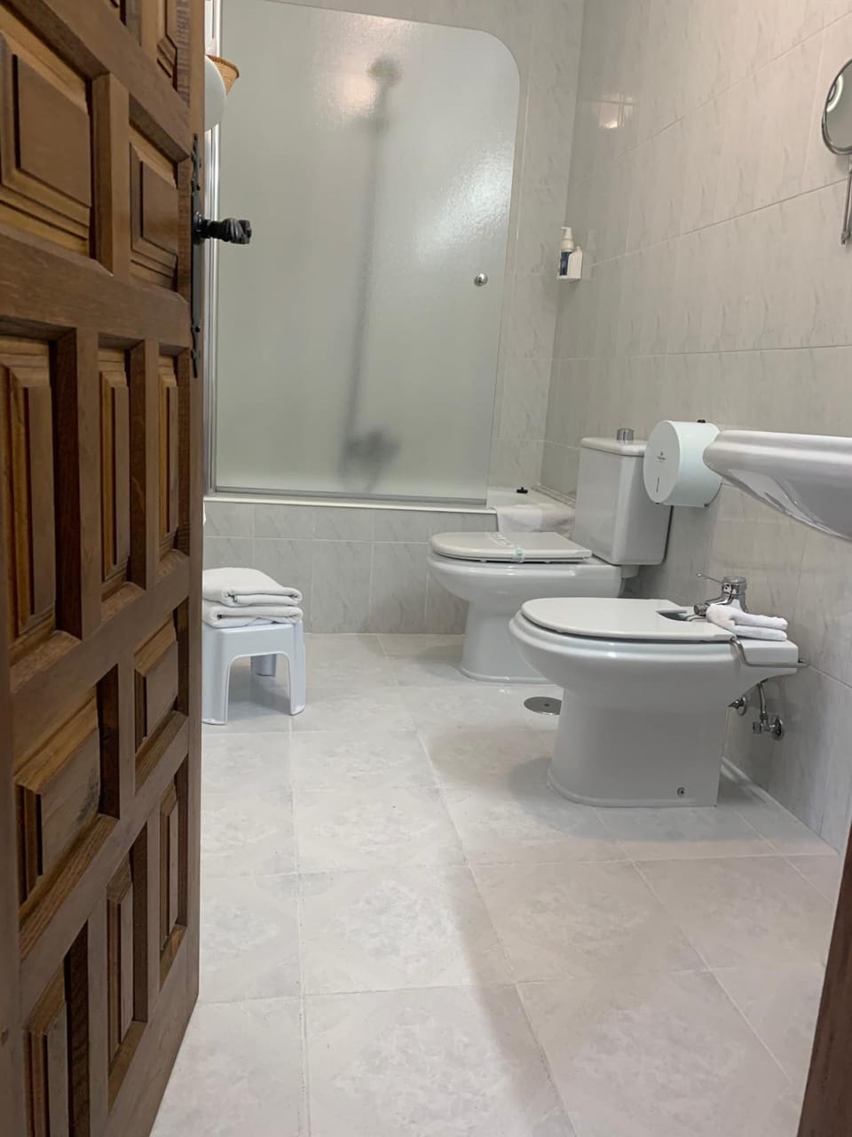 Free toiletries, hair dryer, towels, soap