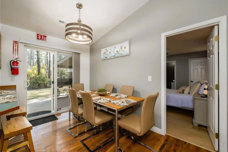 Dining room by back door