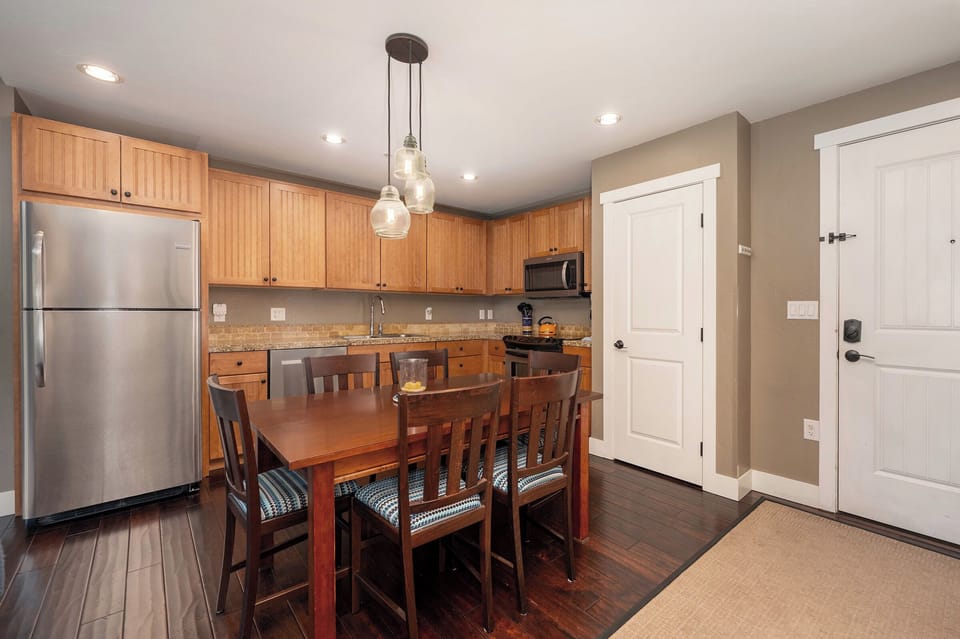 Open concept kitchen, dining and living area gives plenty of space to relax