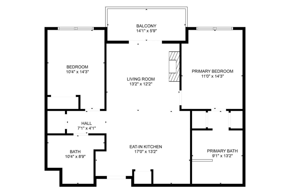 Floor plan of our unit