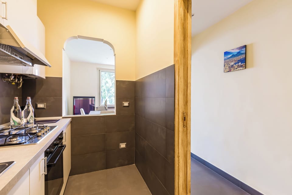 Apartment (1 Bedroom) | Private kitchen | Oven, electric kettle