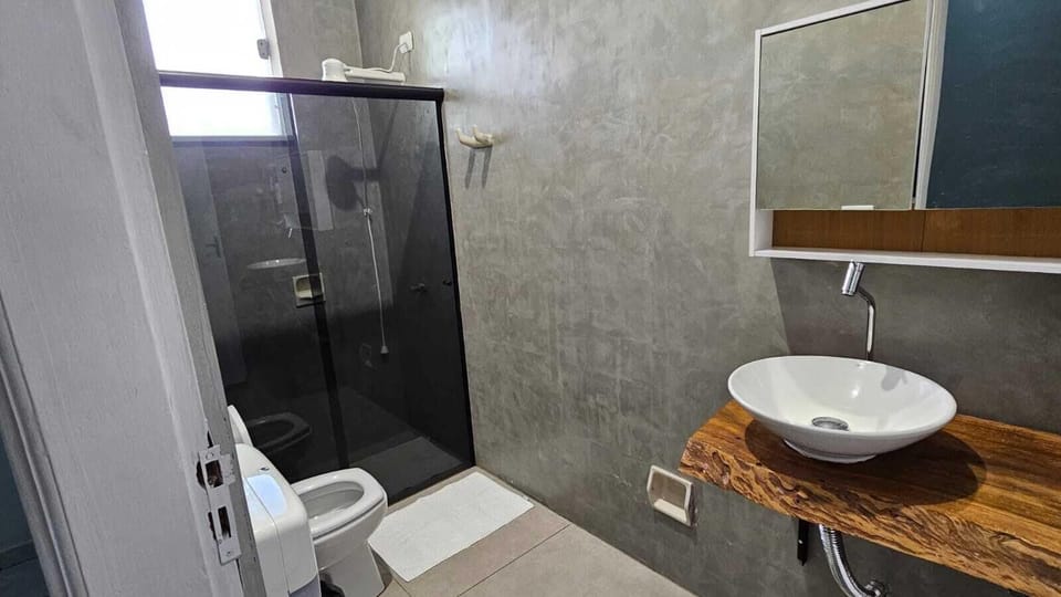 Standard Double Room, 1 Queen Bed, Private Bathroom | Bathroom | Shower, towels, soap, toilet paper
