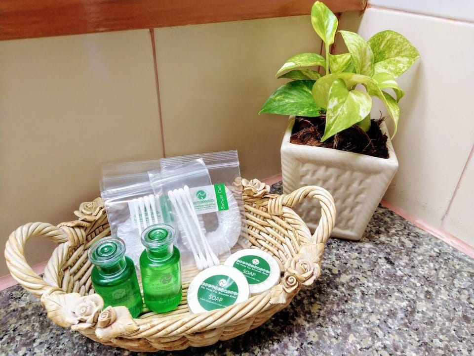 Deluxe Twin Room | Bathroom amenities | Free toiletries, bathrobes, towels
