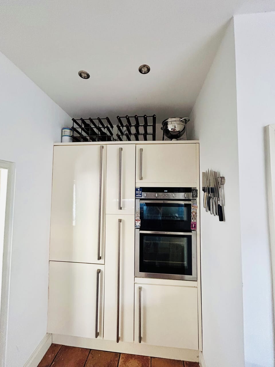 Fridge freezer, double oven