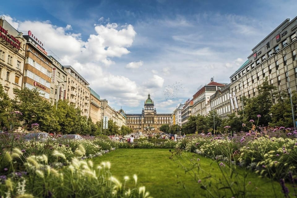 3 minutes walk
Wenceslas Square is the commercial and administrative centre of the city as well as the site of important social and historical events.