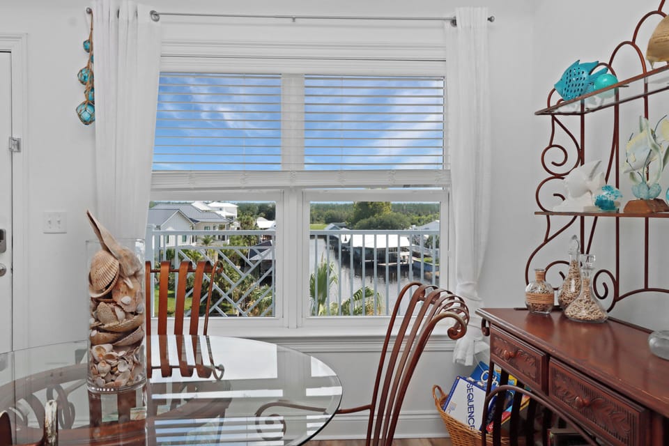 Dining Area View of Canal
