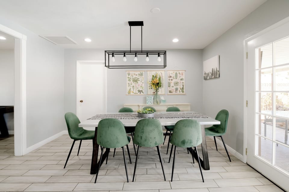 Group-friendly dining area with seating for everyone