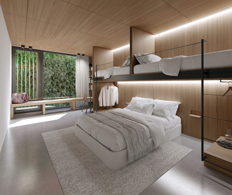 Family Quadruple Room | Soundproofing, WiFi (free)