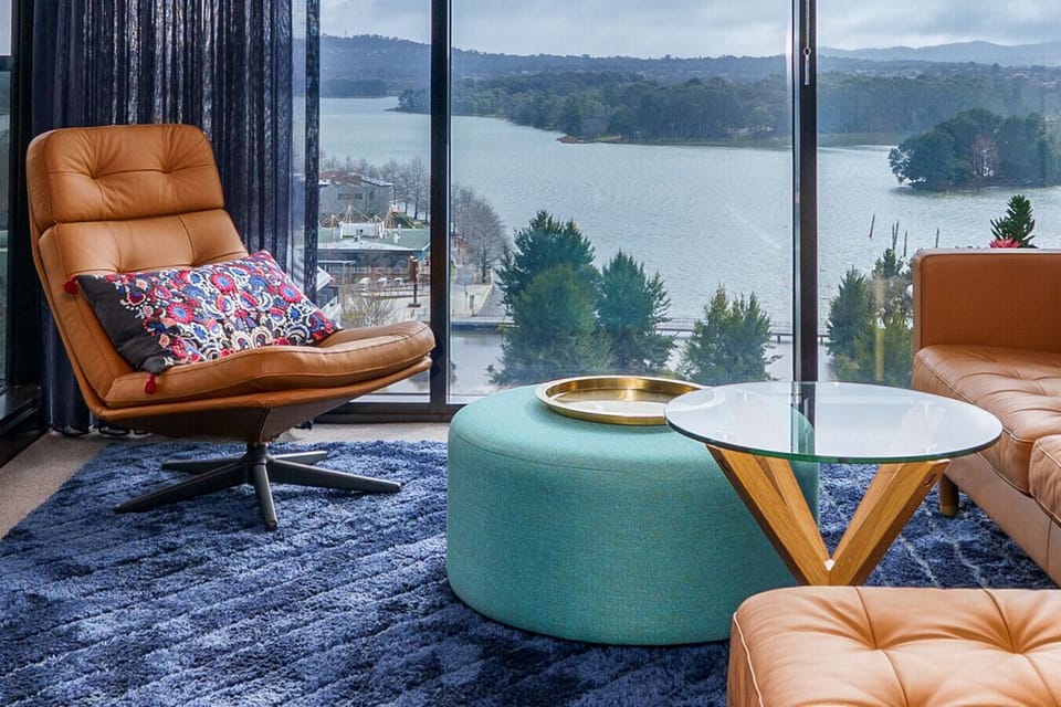 Enjoy morning coffee with bright views from the living room. Perfect for quiet moments