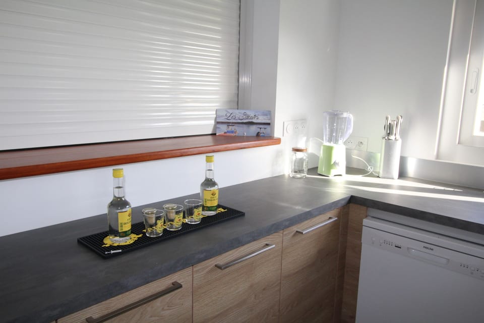 Grand Villa, 3 Bedrooms, Mountain View (Les Saintes) | Private kitchen | Full-size fridge, microwave, oven, stovetop