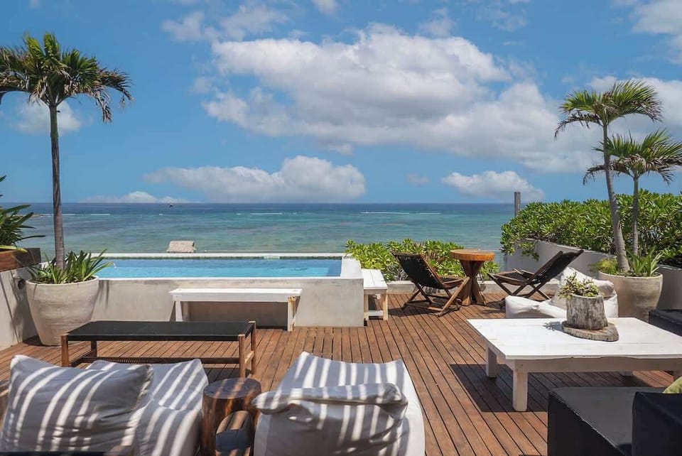 Private rooftop with ocean view