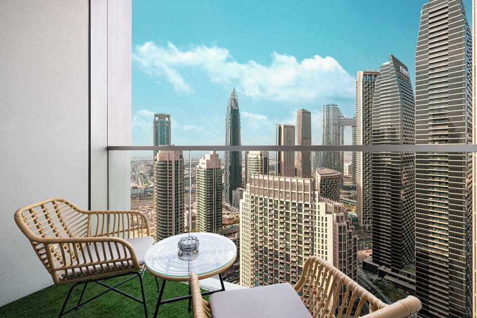 Luxury Apartment, City View | Balcony view