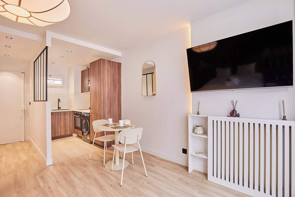 cuisine ouverte avec coin repas