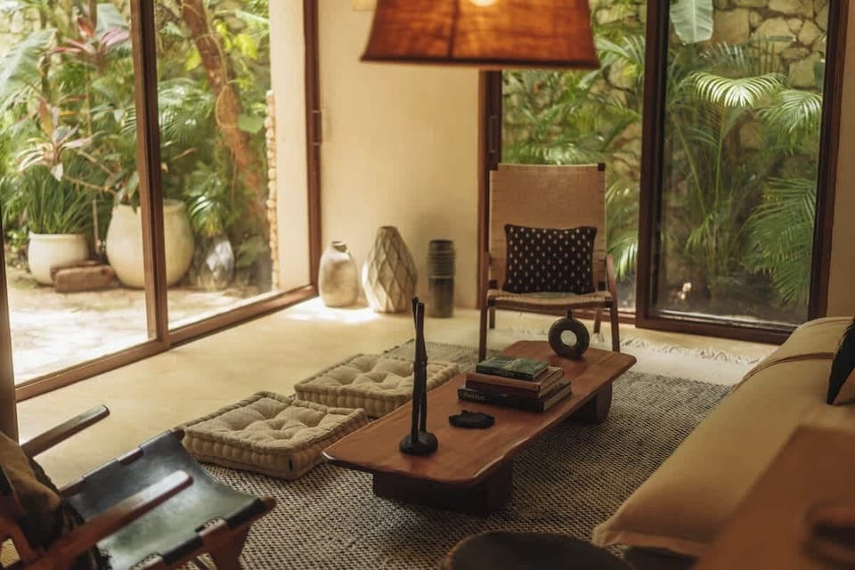 Living Room with Terrace View