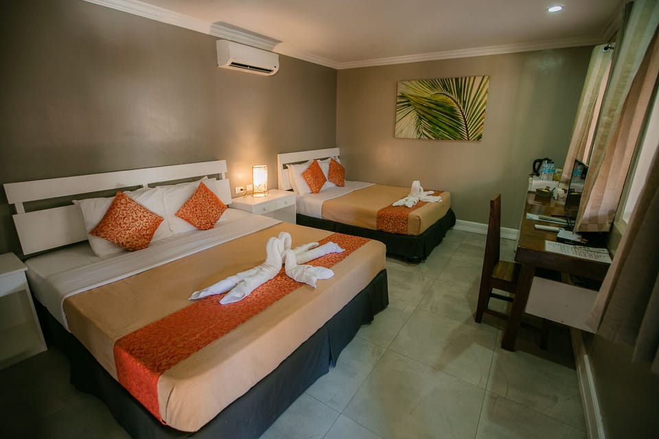 Family Room, 1 Bedroom, Garden View | Desk, laptop workspace, free WiFi, bed sheets