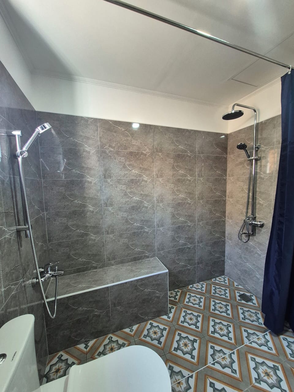 Family Room, 1 Bedroom, Garden View | Bathroom | Shower, free toiletries, hair dryer, towels