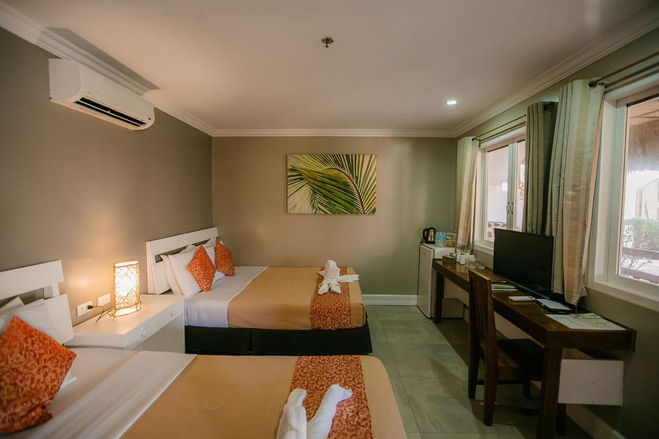Family Room, 1 Bedroom, Garden View | Desk, laptop workspace, free WiFi, bed sheets