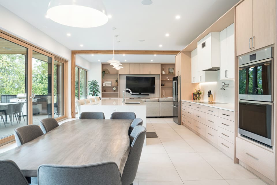 Deluxe Chalet, Balcony, Mountain View | Private kitchen | Coffee/tea maker, electric kettle
