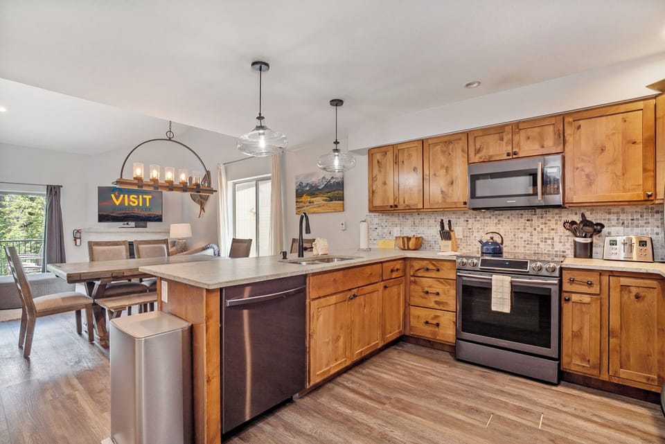 Spacious kitchen