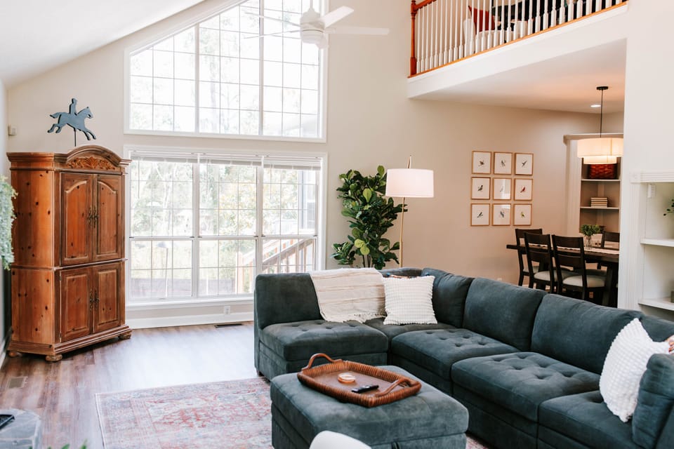 Sun-drenched mornings and cozy evenings, this heart of our Vidalia home is where comfort and connection come together.