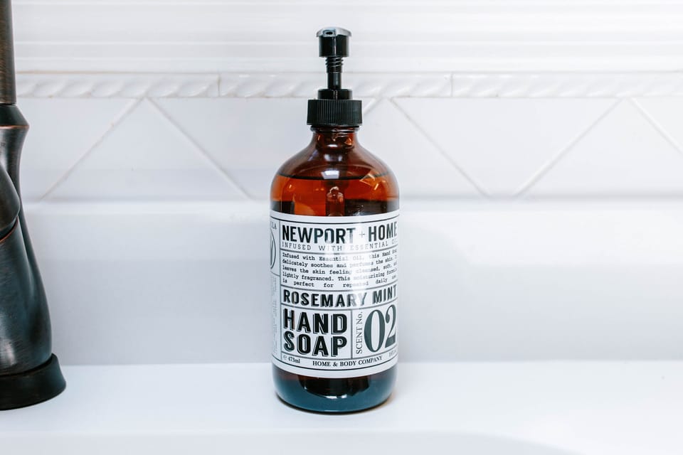 Clean hands, clean conscience — we stock our kitchen with eco-friendly hand cleaner from Public Goods, so you can enjoy a fresh and sustainable stay.