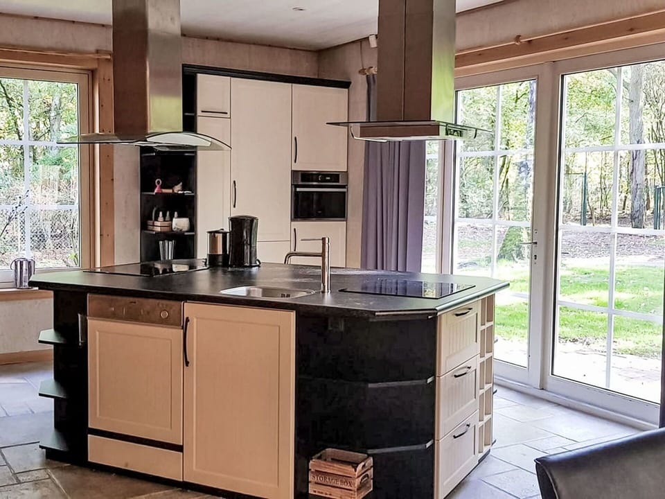 Flooring, Wood, Furniture, Interior Design, Kitchen, Countertop, Cabinetry, Floor, Kitchen Appliance, Home